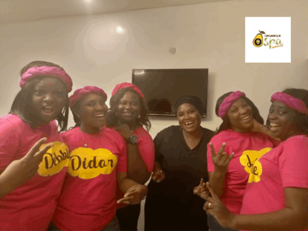 spa party at the spa